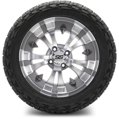 MODZ® 14" Vampire Gunmetal Wheels & Off-Road Tires Combo