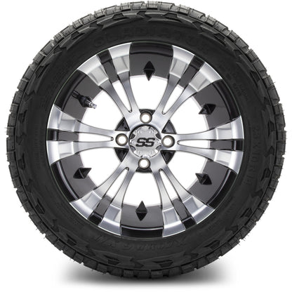 MODZ® 14" Vampire Machined Black Wheels & Off-Road Tires Combo
