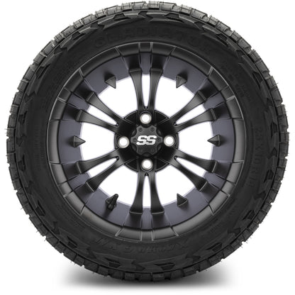 MODZ® 14" Vampire Matte Black Wheels & Off-Road Tires Combo