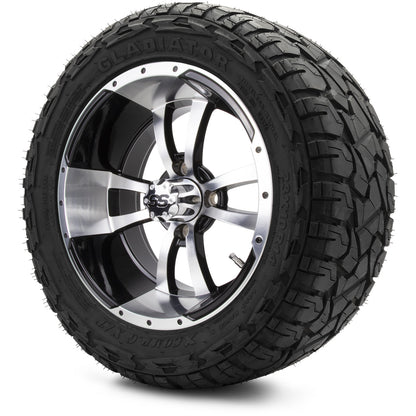 MODZ® 14" Storm Trooper Machined Black Wheels & Off-Road Tires Combo