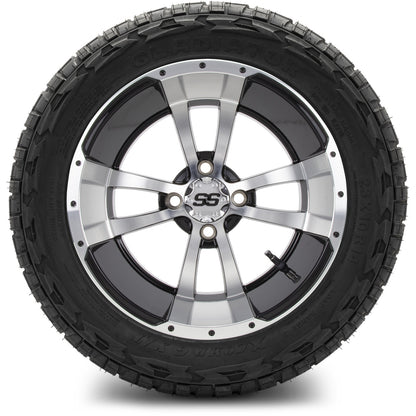 MODZ® 14" Storm Trooper Machined Black Wheels & Off-Road Tires Combo