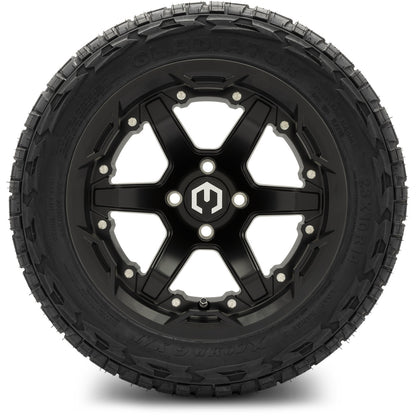 MODZ® 14" Gladiator Matte Black Wheels and Off-Road Tires Combo