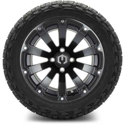 MODZ® 14" Bomber Matte Black Wheels & Off-Road Tires Combo