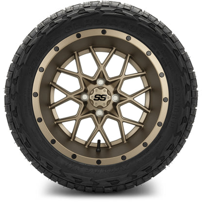 MODZ® 14" Vortex Matte Bronze Wheels & Off-Road Tires Combo