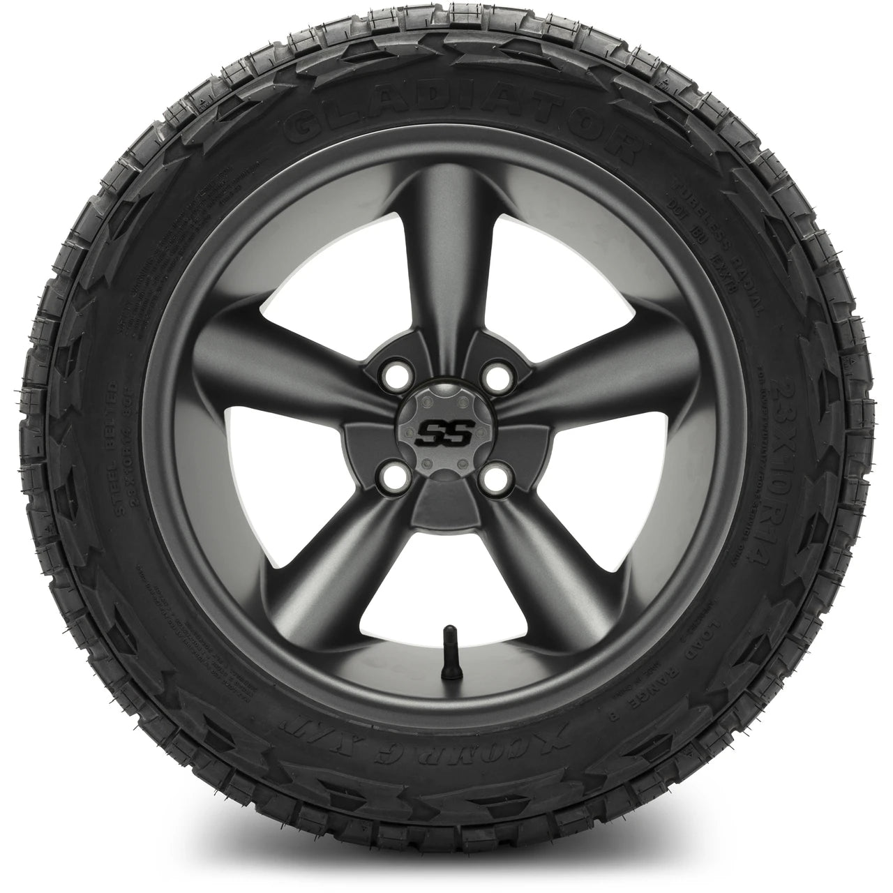 MODZ® 14" Godfather Gunmetal Wheels & Off-Road Tires Combo