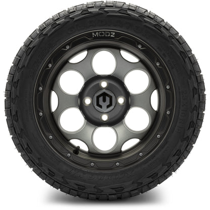 MODZ® 14" Militia Gunmetal Wheels & Off-Road Tires Combo