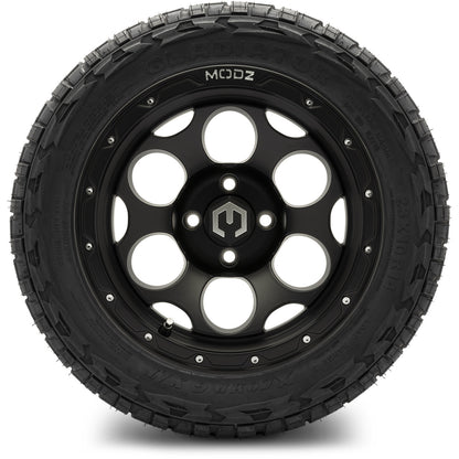 MODZ® 14" Militia Matte Black Wheels & Off-Road Tires Combo