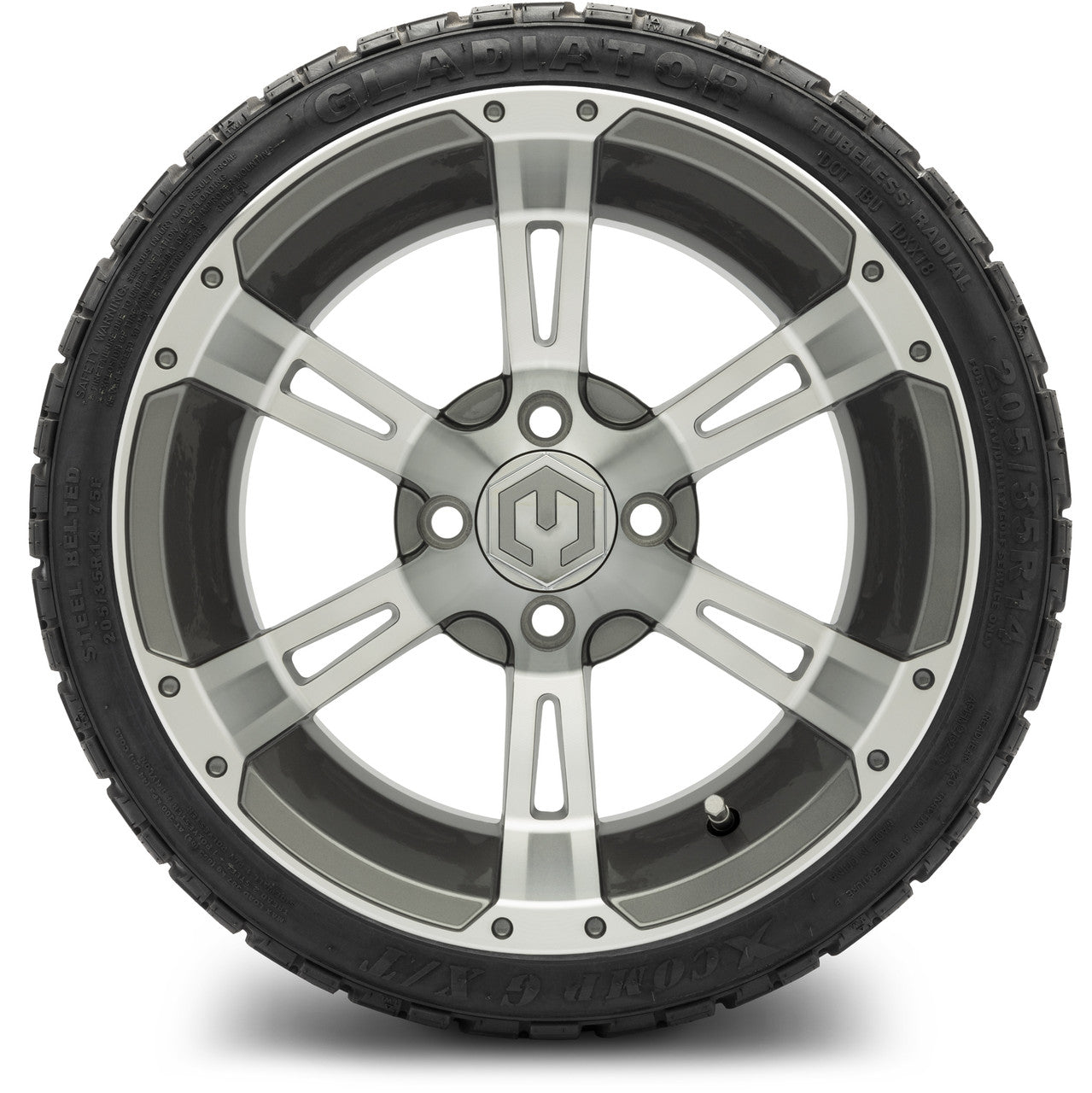 MODZ® 14" Ambush Gunmetal Wheels & Off-Road Tires Combo