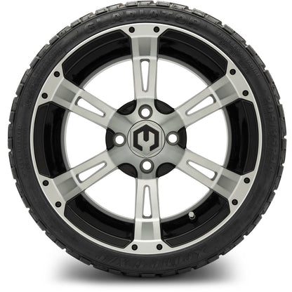 MODZ® 14" Ambush Machined Black Wheels & Off-Road Tires Combo