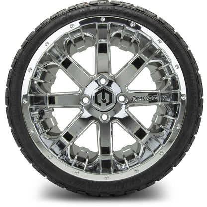 MODZ® 14" Assault Chrome Wheels & Off-Road Tires Combo