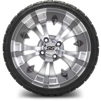 MODZ® 14" Vampire Gunmetal Wheels & Off-Road Tires Combo