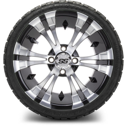 MODZ® 14" Vampire Machined Black Wheels & Off-Road Tires Combo