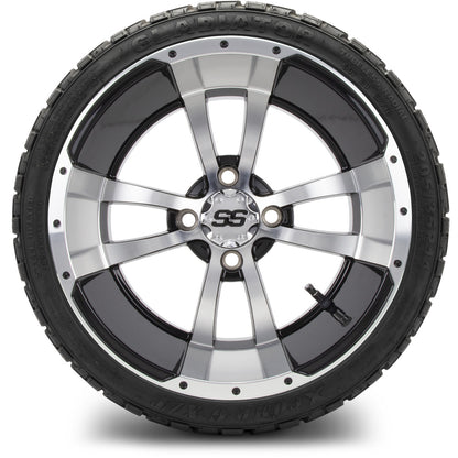 MODZ® 14" Storm Trooper Machined Black Wheels & Off-Road Tires Combo