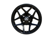 GC Modified YUCCA 14x7 Gloss Black Golf Cart Wheel