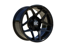 GC Modified YUCCA 14x7 Gloss Black Golf Cart Wheel