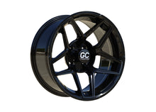 GC Modified YUCCA 15x7 Gloss Black Golf Cart Wheel