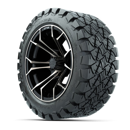 GTW Spyder Bronze/Matte Black 14 in Wheels with 22x10-14 GTW Timberwolf All-Terrain Tires – Full Set