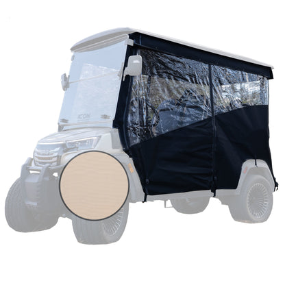 RedDot ICON Epic E40FX 4-Forward Seating w/OEM Top 3-Sided Track Style Linen Enclosure