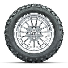 GTW® Boost Chrome 14 in Wheels with 23X10-14 Rogue All-Terrain Tires – Full Set