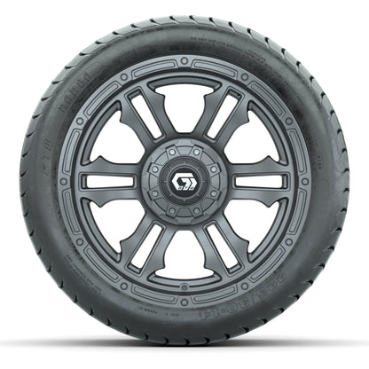 GTW Shogun Gunmetal 14 in Wheels with 225/30-14 Mamba Street Tires – Full Set