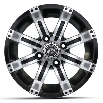 10'' GTW® Tempest Black with Machined Accents Wheel