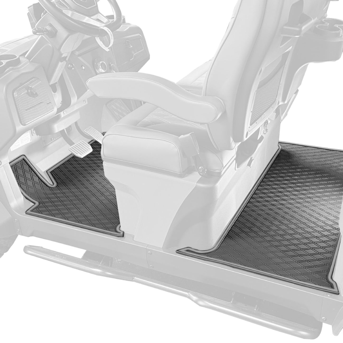 Xtreme Floor Mats for Denago Rover 4F - Black/Gray 2 Piece Set