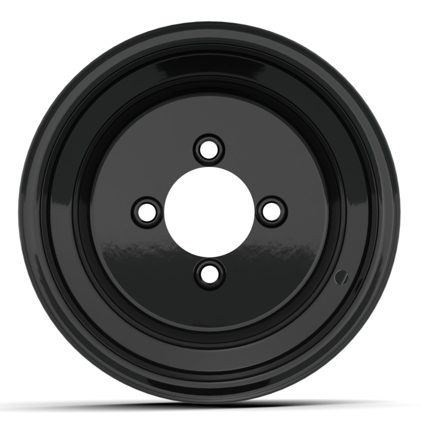 10'' Black Steel Wheel (3:4 Offset)