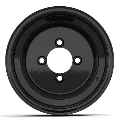 10'' Black Steel Wheel (3:4 Offset)