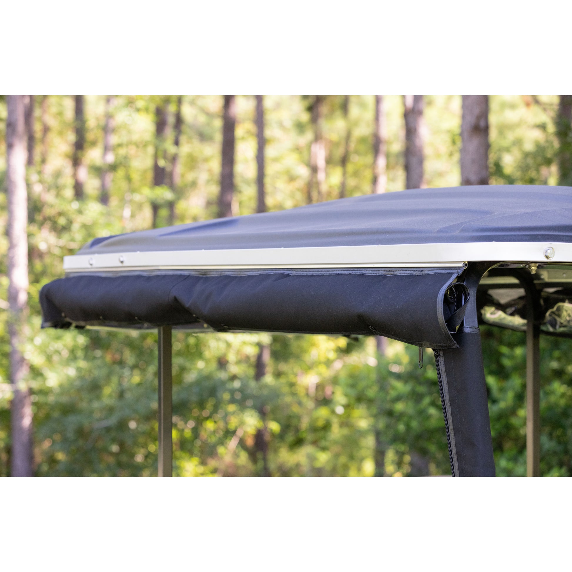 RedDot EZGO Express S4 Elite with 80” Non Modular Top White 3-Sided Track Style Vinyl Enclosure (Years 2023-Up)