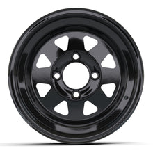 12'' Spoke Glossy Black Steel Wheel (2:5 Offset)