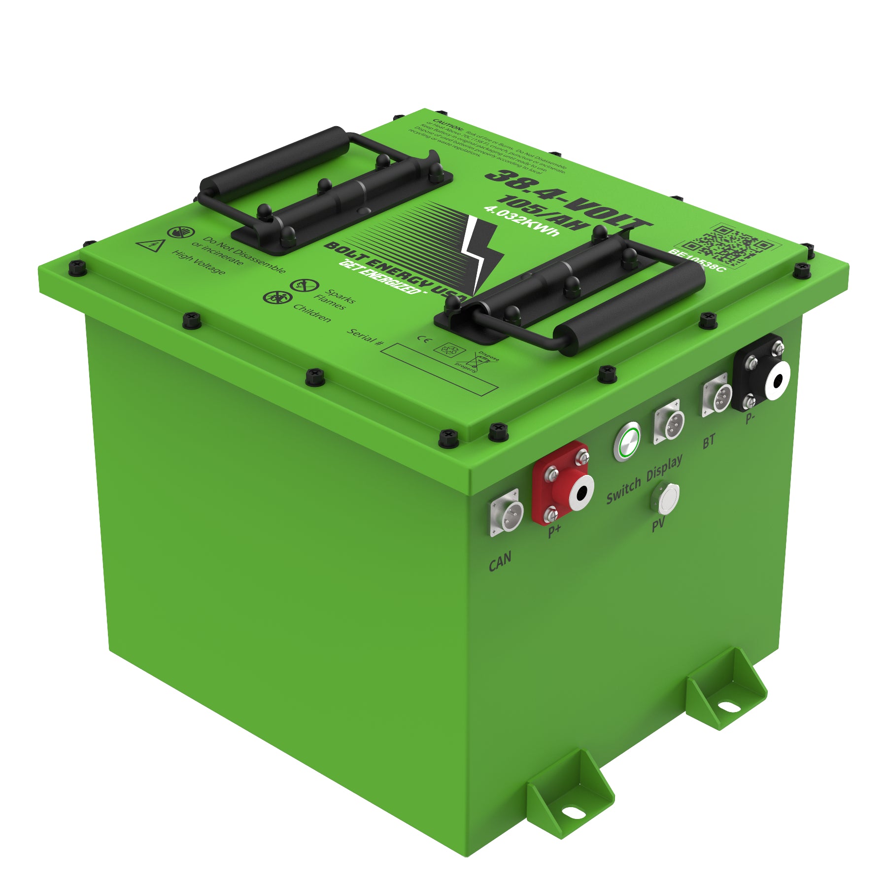 Bolt Energy 38V 105AH Heated Professional Accessory Battery Kit