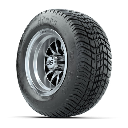Set of (4) 10 in GTW Medusa Wheels with 205/50-10 Mamba Street Tires