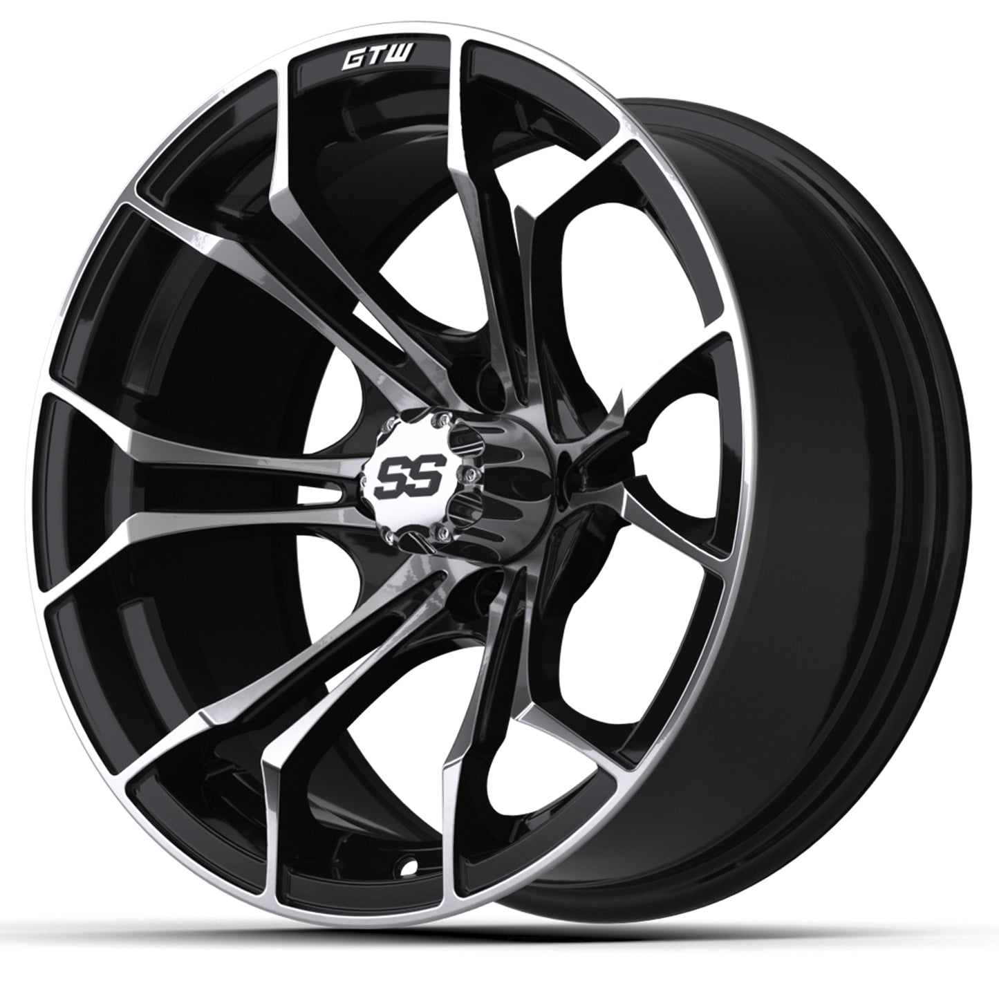 15'' GTW® Spyder Gloss Black Wheel