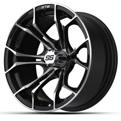 15'' GTW® Spyder Gloss Black Wheel