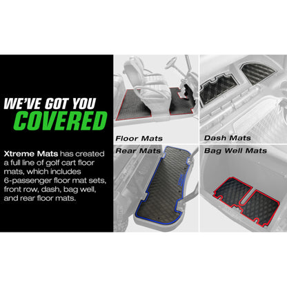 Xtreme Floor Mats for MadJax XSeries E-Series Rear Seat Mat - All Black