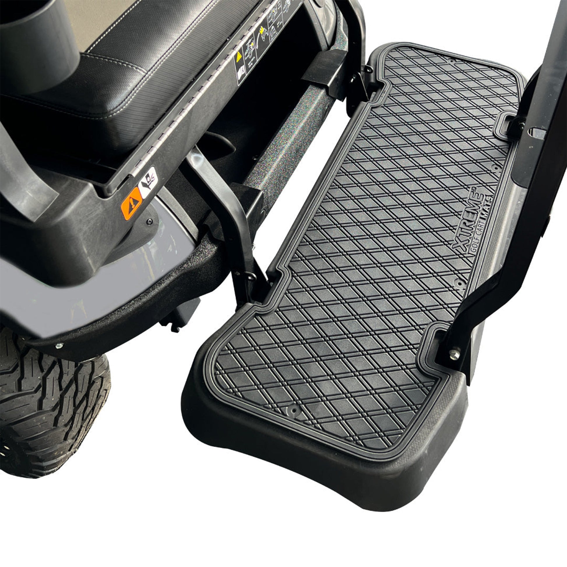 Xtreme Floor Mats for EZGO L6 Rear Seat Mat - All Black