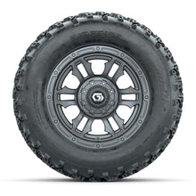 GTW® Shogun Gunmetal 12 in Wheels with 23X10.00-12 Rogue All-Terrain Tires – Full Set