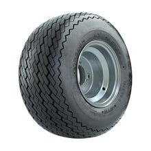 8" GTW® Topspin Tire & Silver Steel Wheel Assembly