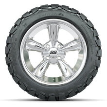 GTW Godfather Chrome 14 in Wheels with 22X10-14 Timberwolf All-Terrain Tires – Full Set