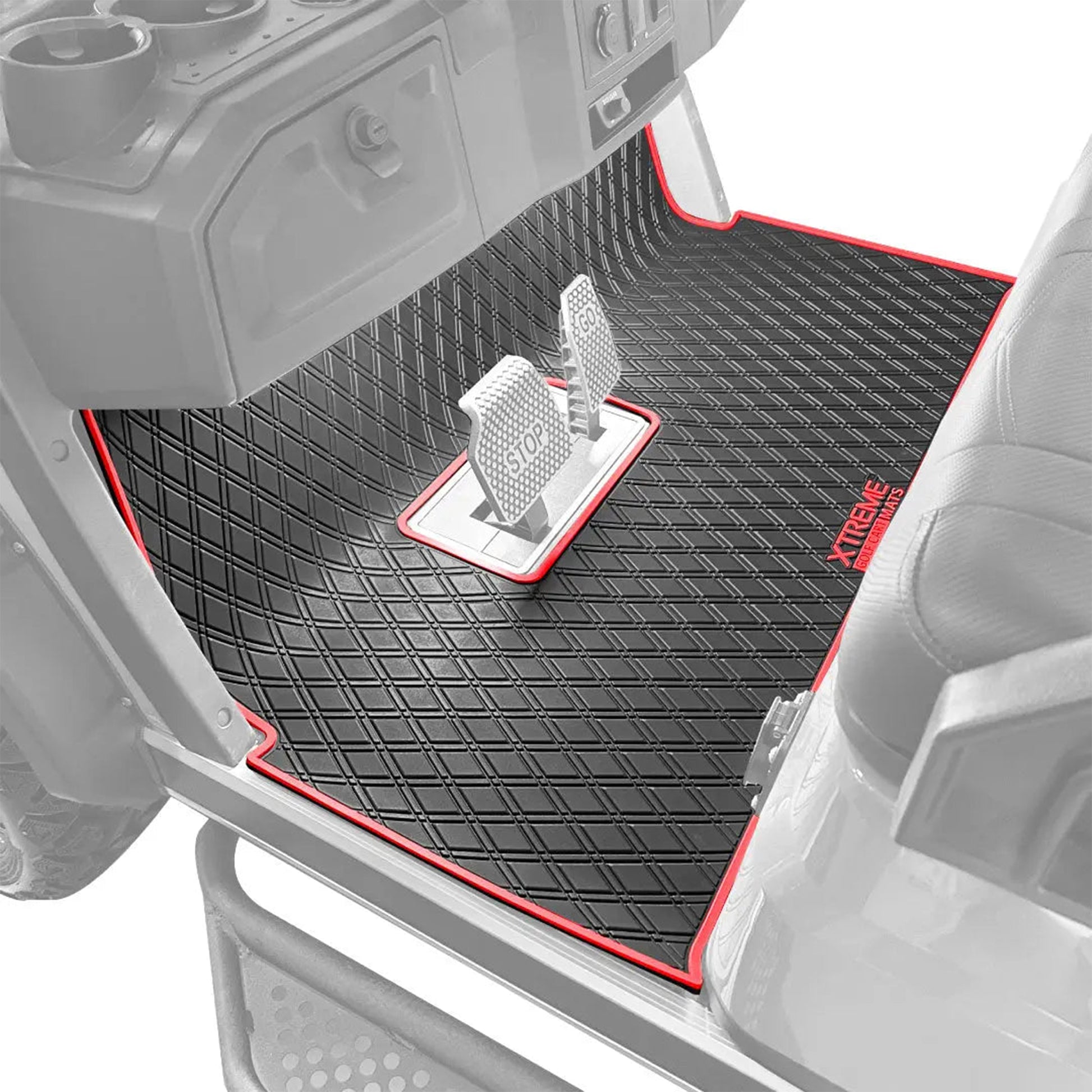 Xtreme Floor Mats for Advanced EV Advent 4 - Black/Red