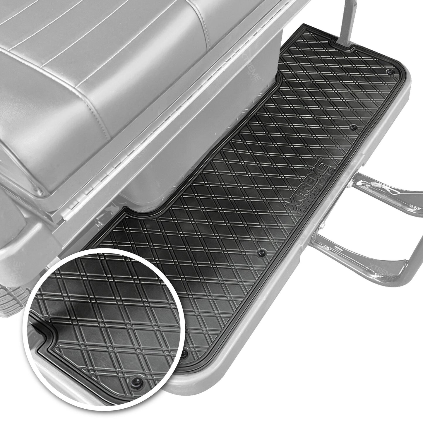Xtreme Floor Mats for Evolution Classic Pro, Plus 4 Rear Seat Mat - All Black