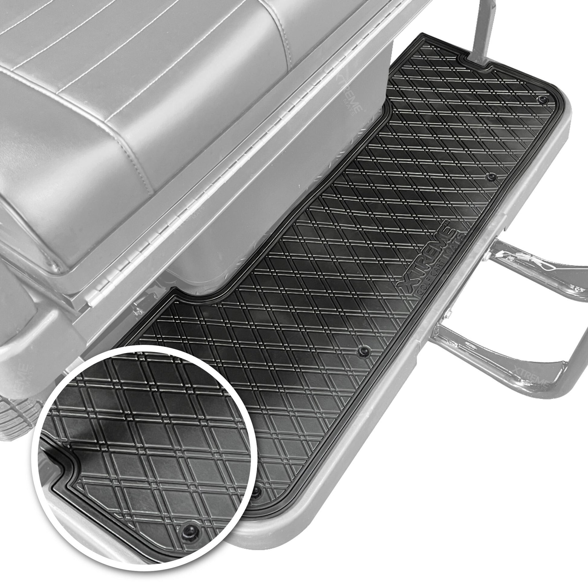 Xtreme Floor Mats for Evolution Classic Pro, Plus 4 Rear Seat Mat - All Black