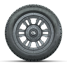 GTW® Shogun Gunmetal 12 in Wheels with 215/40-12 Excel Classic Street Tires – Full Set