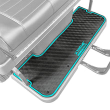 Xtreme Floor Mats for Evolution Classic Pro, Plus 4 Rear Seat Mat - Black/Sky Blue