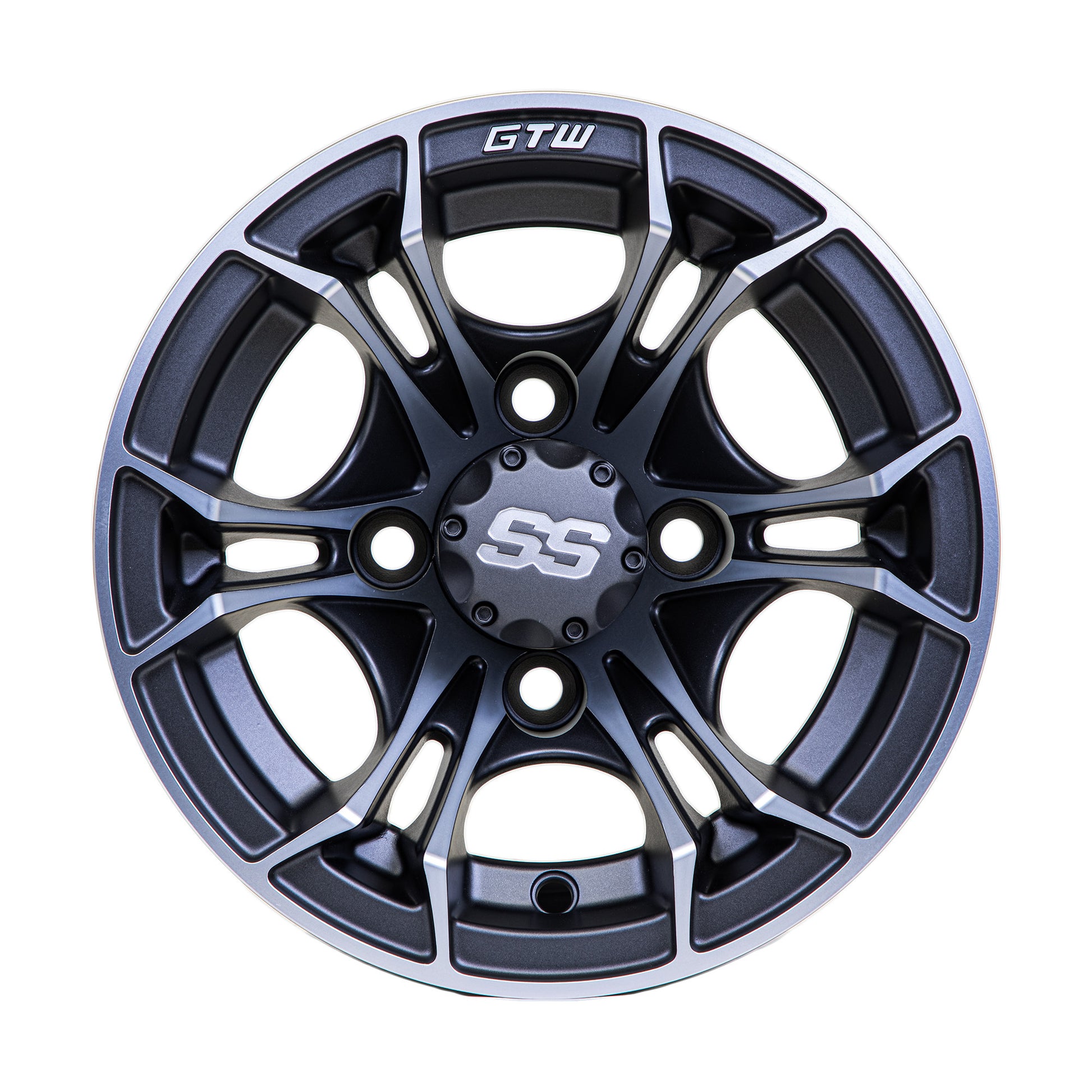 GTW Spyder Machined/Matte Grey 10 Inch Wheel