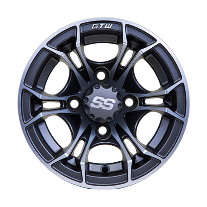 GTW Spyder Machined/Matte Grey 10 Inch Wheel