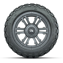 GTW® Shogun Gunmetal 14 in Wheels with 22x10-14 Timberwolf All-Terrain Tires – Full Set