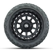 GTW Barricade Gloss Black 14 in Wheels with 23x10.00-R14 Maverick All-Terrain Tires – Full Set