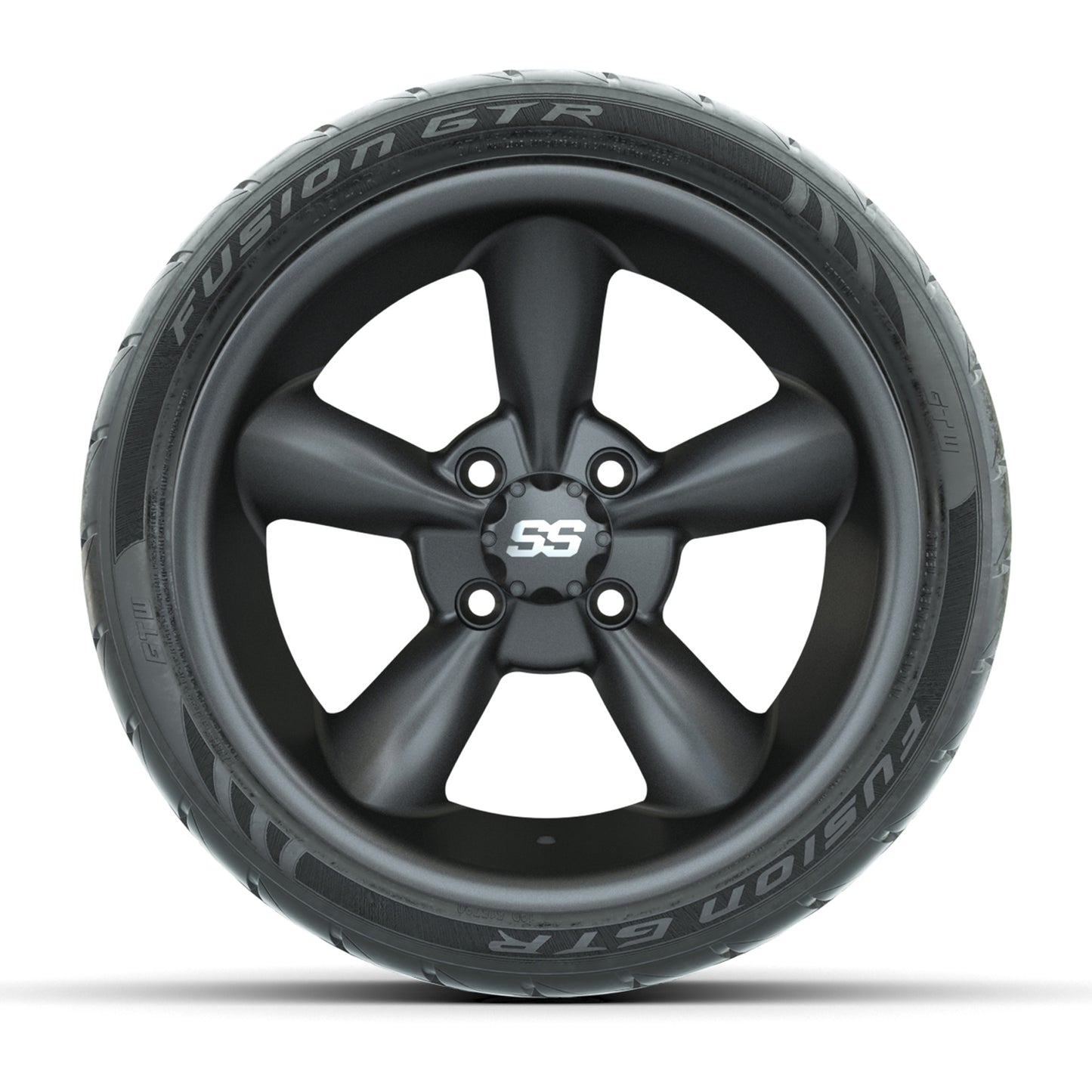 Set of (4) 14 in GTW Godfather Wheels with 205/40-R14 Fusion GTR Street Tires