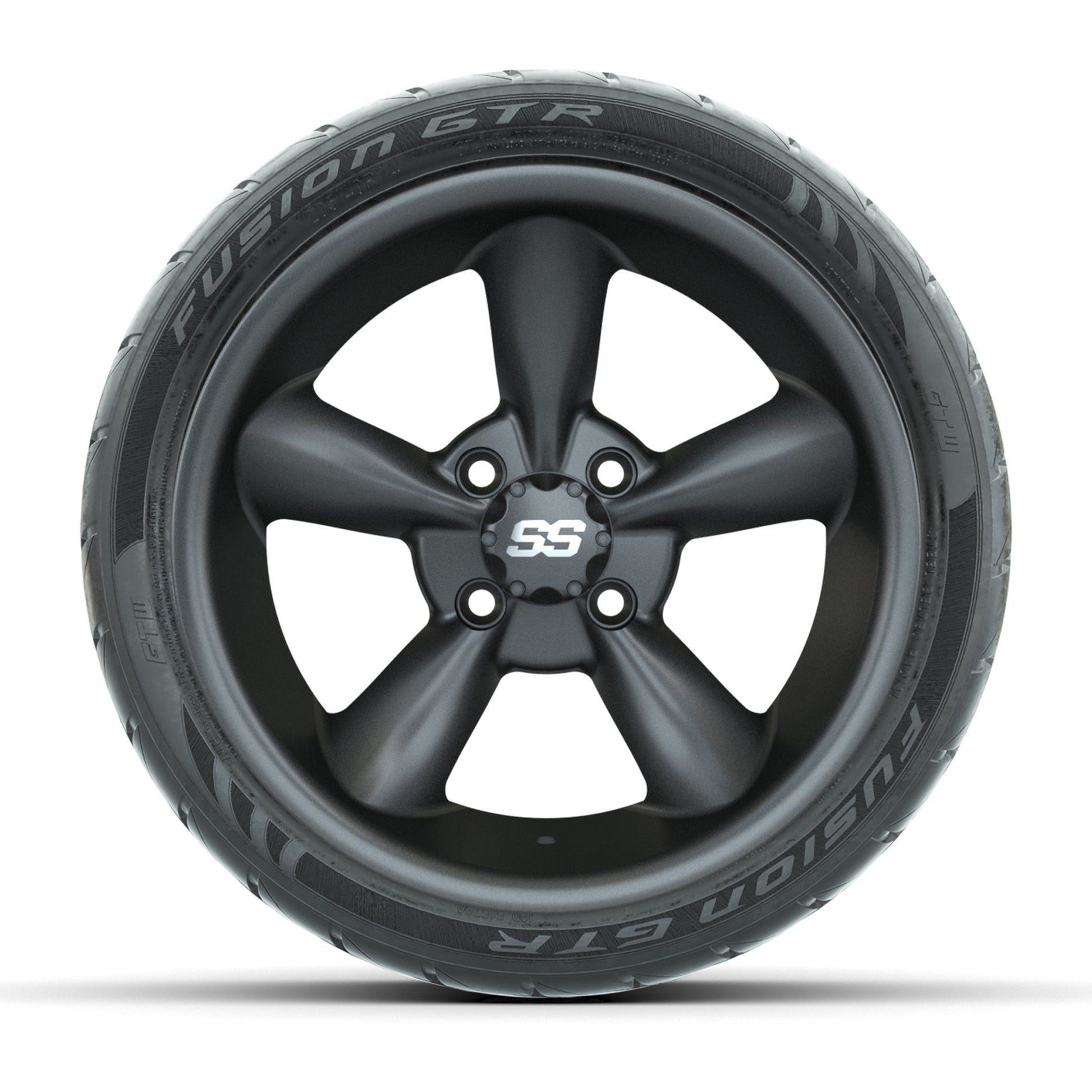 Set of (4) 14 in GTW Godfather Wheels with 205/40-R14 Fusion GTR Street Tires